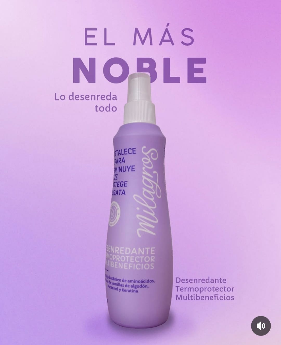 Desenredante Termoprotector Multibeneficios 250 gr