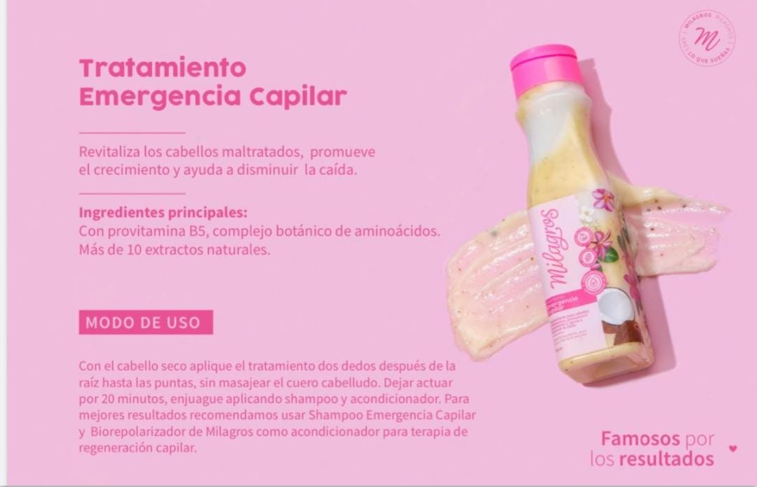 TRATAMIENTO EMERGENCIA CAPILAR 450 ml