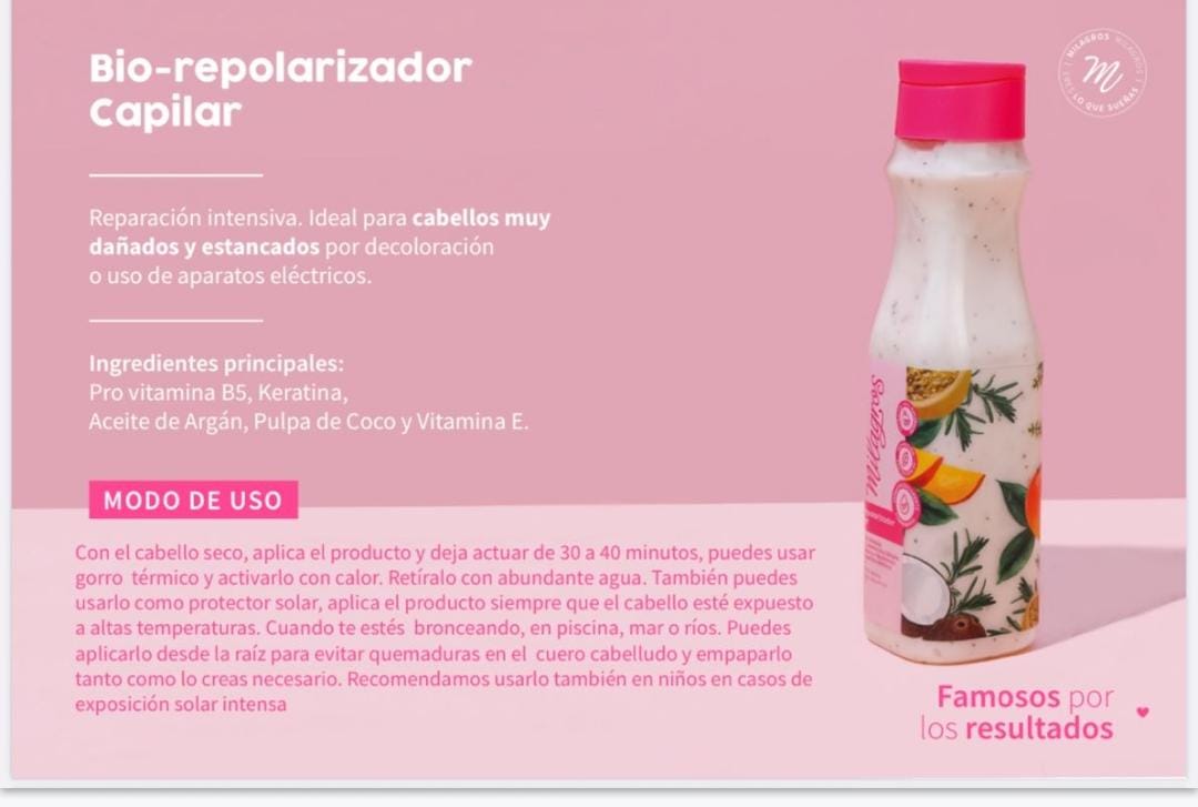 Tratamiento Bio Repolarizador Capilar 450 ml