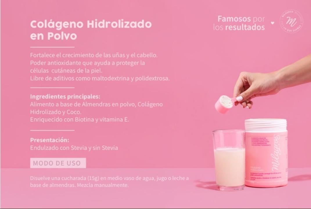 COLAGENO HIDROLIZADO EN POLVO 500gr