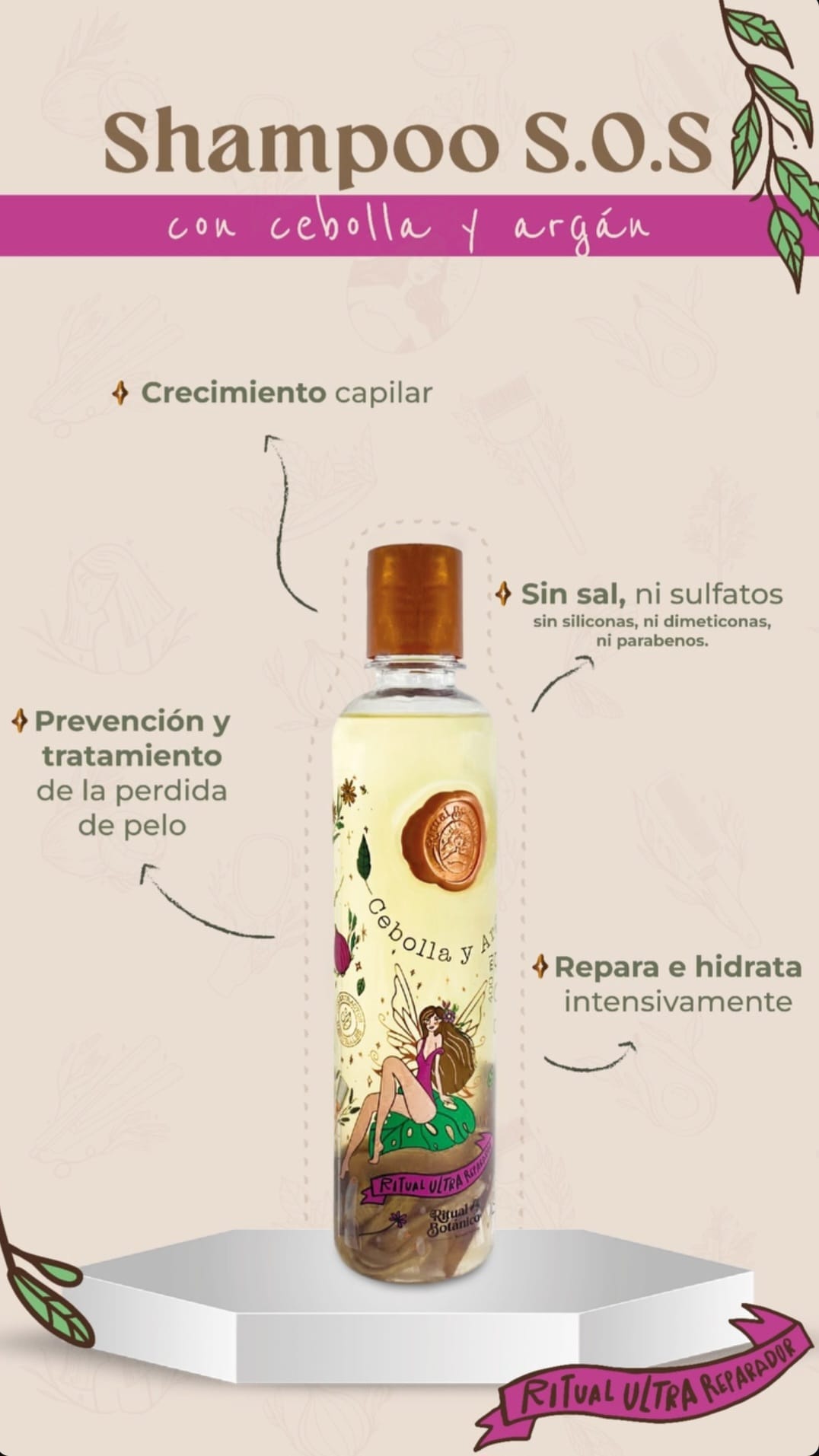 RITUAL BOTANICO REF: SHAMPOO S.O.S