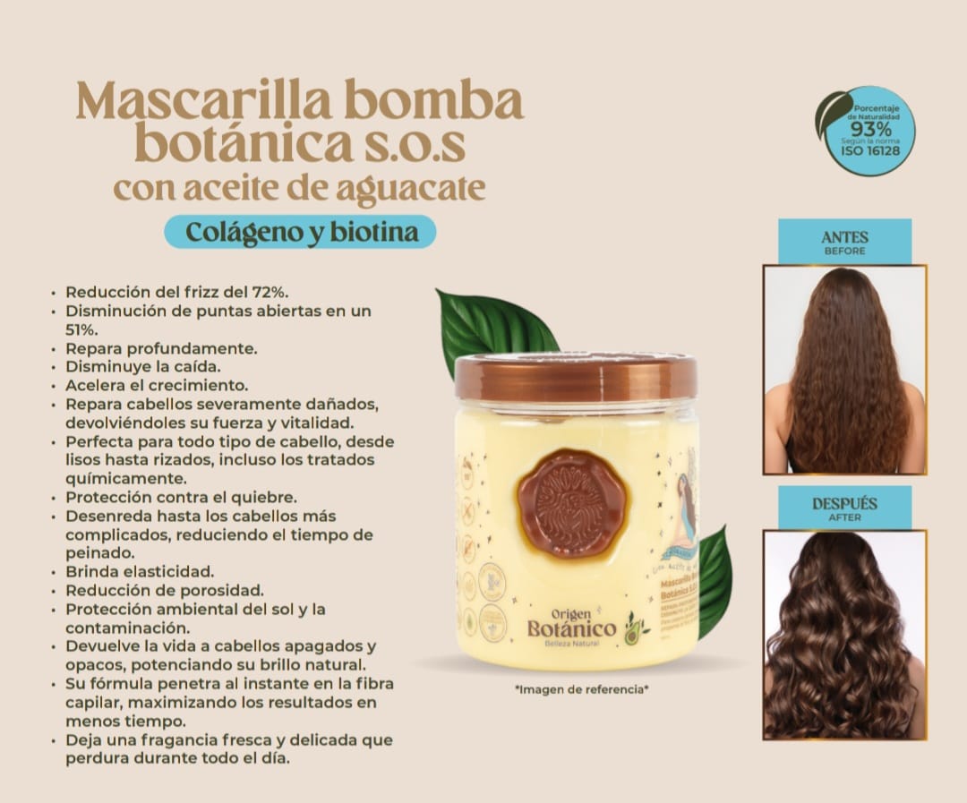 RITUAL BOTANICO REF: MASCARILLA BOMBA BOTANICA S.O.S