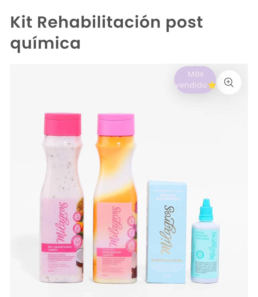 KIT REHABILITACIÓN POST QUÍMICA