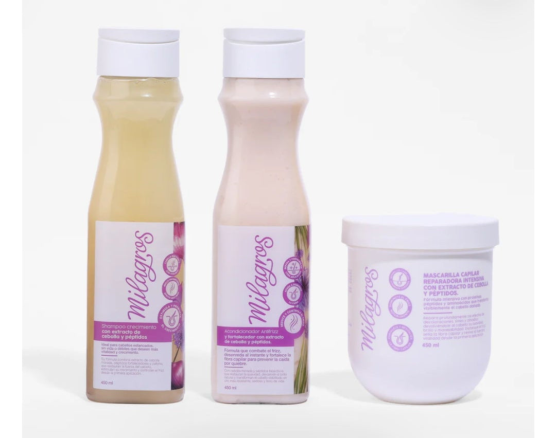 Kit crecimiento y antifrizz