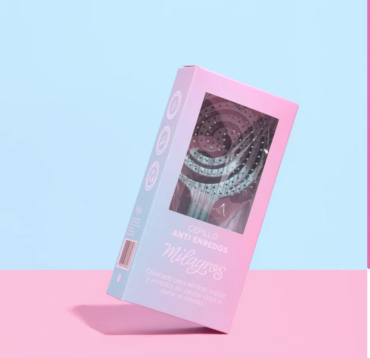 Cepillo Anti Enredo y Masajeador Capilar 2 en 1 Verde