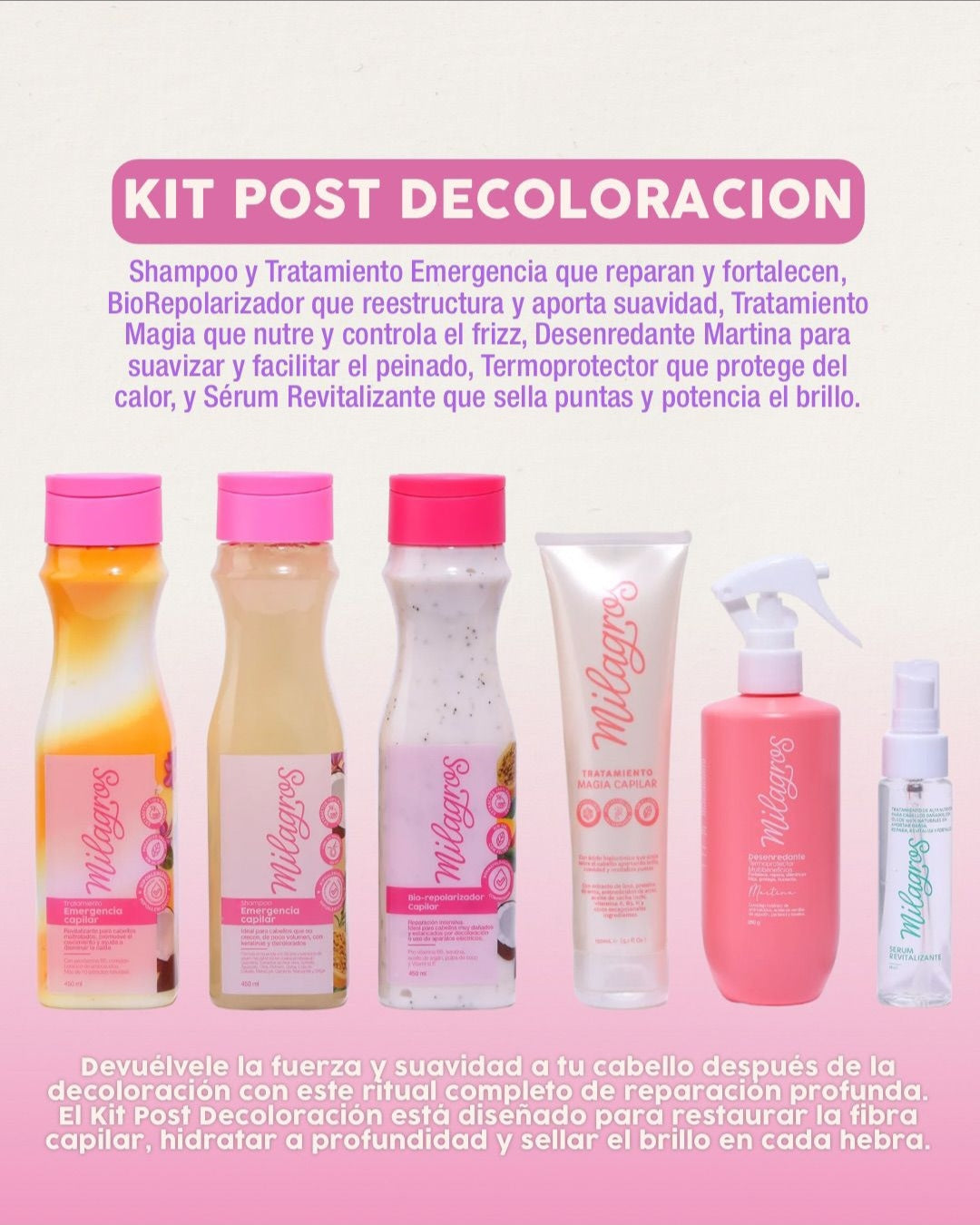 Kit post decoloración